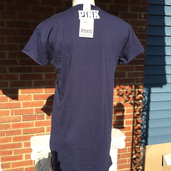 NWT- Pink by VS - Blue Univ. of Penn Tee S… - Picture 4 of 5